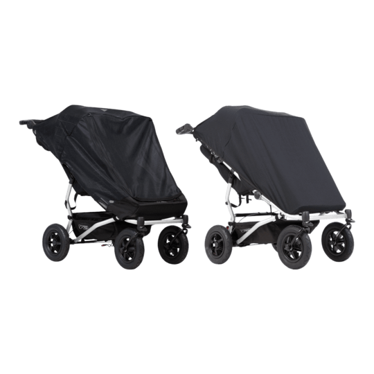 Mountain Buggy Duet double sun and blackout cover 2-in-1, UK version