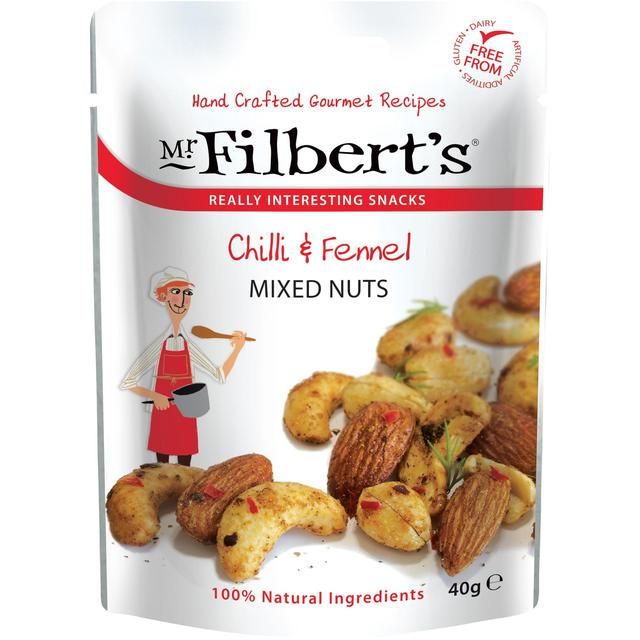 Mr Filberts Chilli &amp;amp; Fennel Mixed Nuts   40g