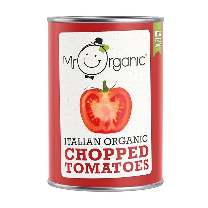 Mr Organic italienske økologiske hakkede tomater 400g