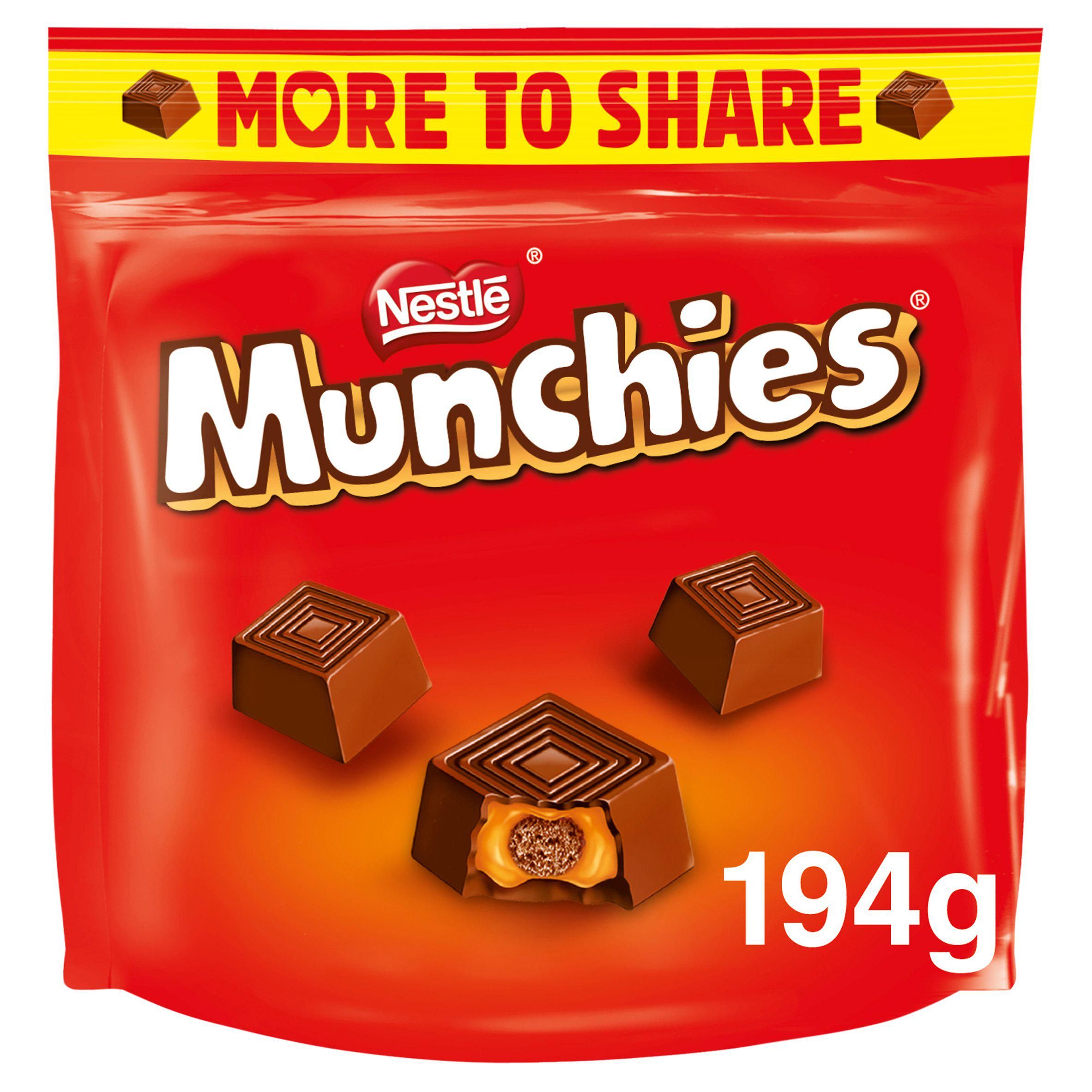 Munchies Melkesjokolade &amp; Karamell Mer å dele Delepose 194g