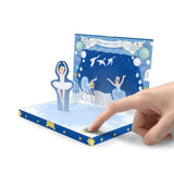 My Design Co Winter Swan Lake musical card - British product