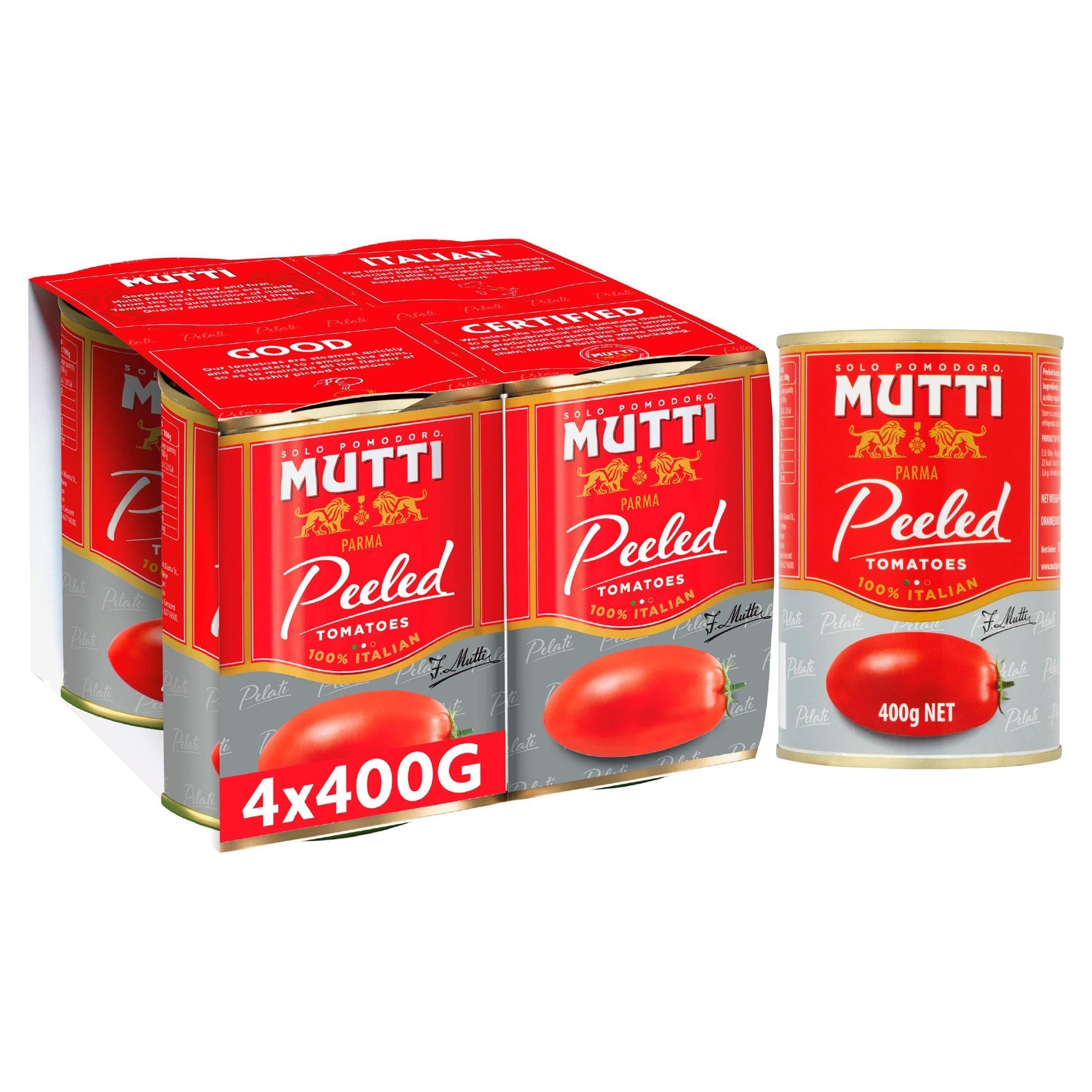 Muttil egész hámozott paradicsom 4x400g