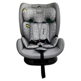 My Babiie Group 1/2/3 Dani Dyer szürke Leopard iSize Isofix autósülés