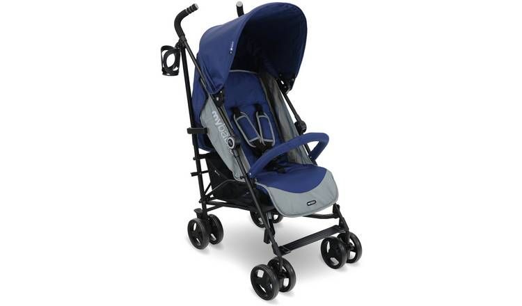 My Babiie MB02 lettvektsvogn - blå og grå