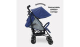 My Babiie MB02 lettvektsvogn - blå og grå