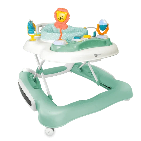 MyChild Little Explorer activity walker sage green, imported from the UK