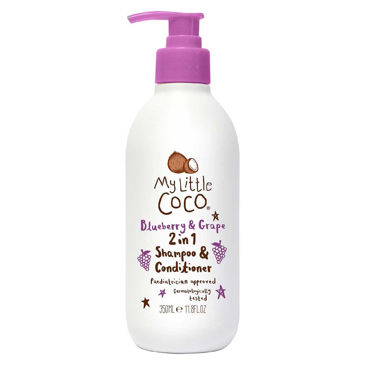 My Little Coco Blueberry &amp; Grape 2 az 1-ben sampon &amp; Kondicionáló 350ml