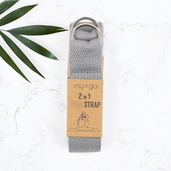 Myga 2 In 1 Yoga Belt &amp;amp; Sling - Plum Grey
