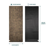 Myga Jute Mat - Black