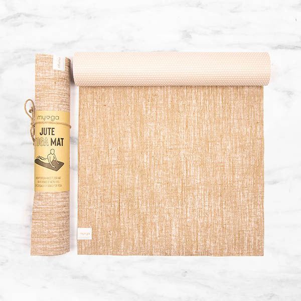 Myga Jute Mat - Black Beige