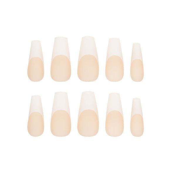 Nail HQ Long Coffin French