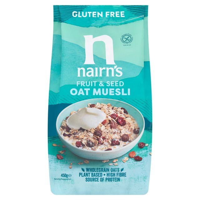 Nairn's Gluten Free Fruit &amp;amp; Seed Oat Muesli   450g