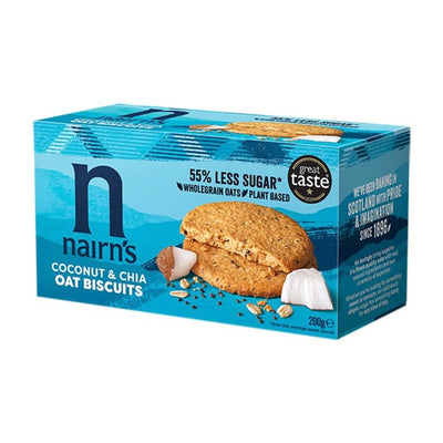 Biscuits d'avoine au gingembre Nairn's Stem Ginger Oat Biscuits 200g