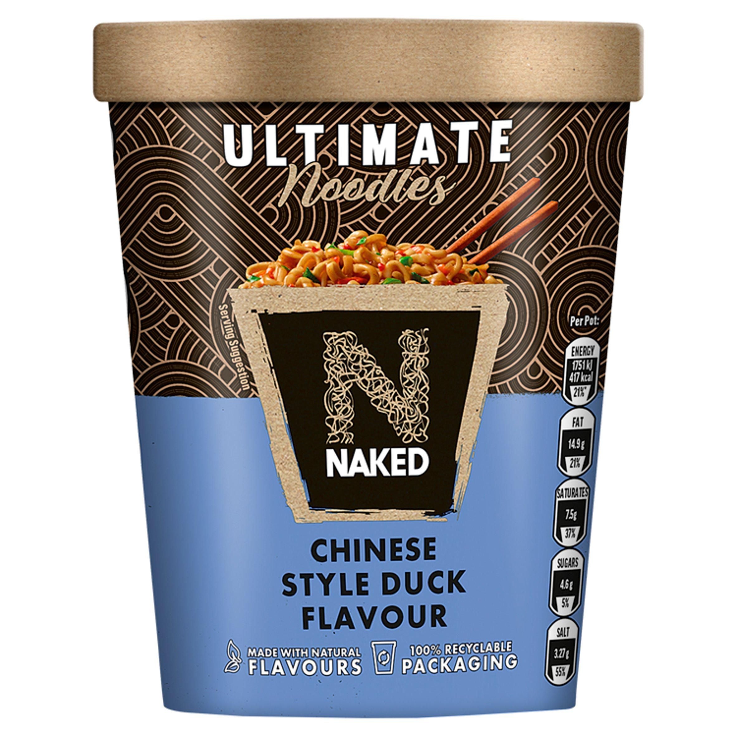 Naked Ultimate Noodles Κινέζικης Γεύση Πάπιας 90γρ