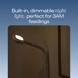 Nanit Pro baby monitor with floor stand, imported from the UK