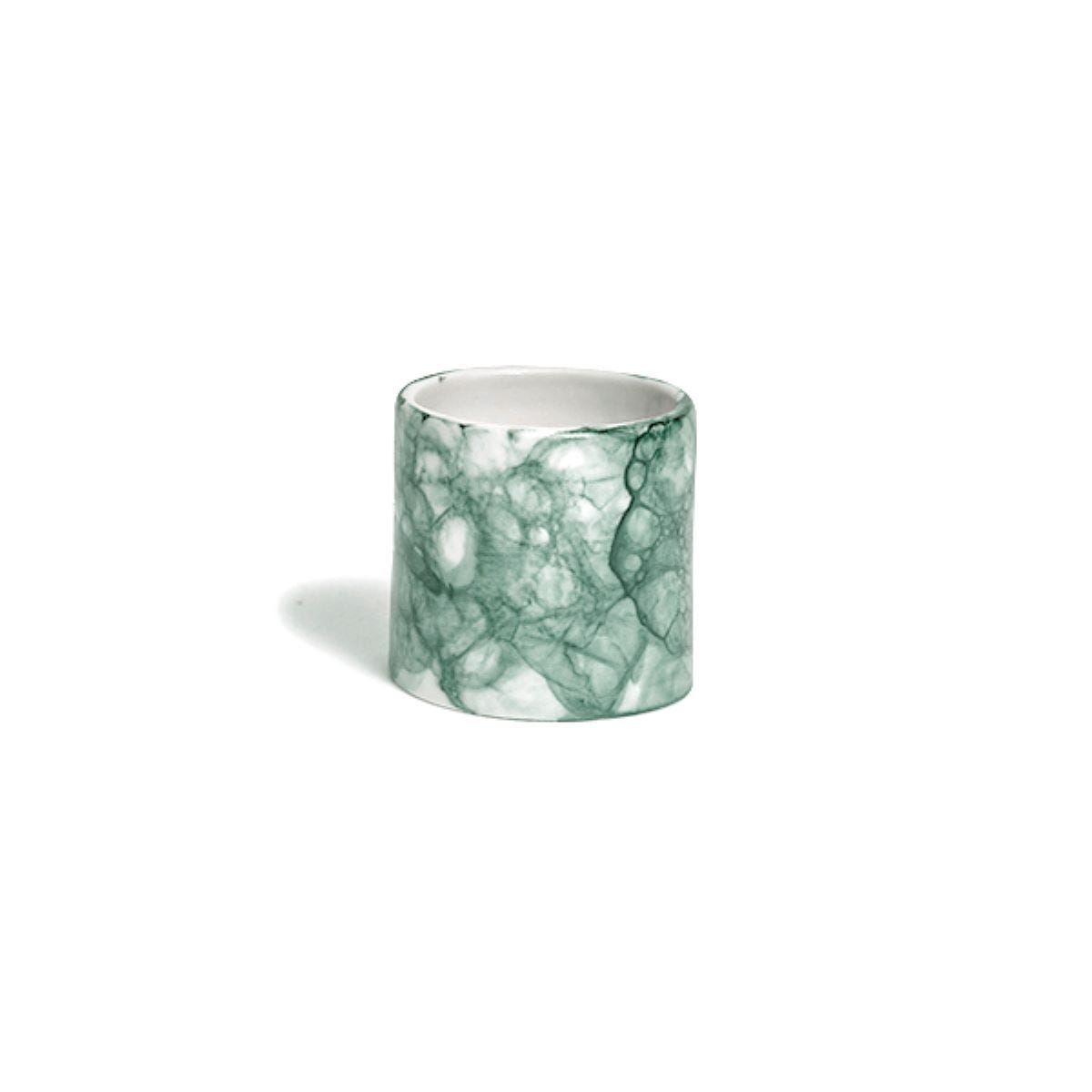 DB Ceramic teal porcelain napkin ring, imported from the UK