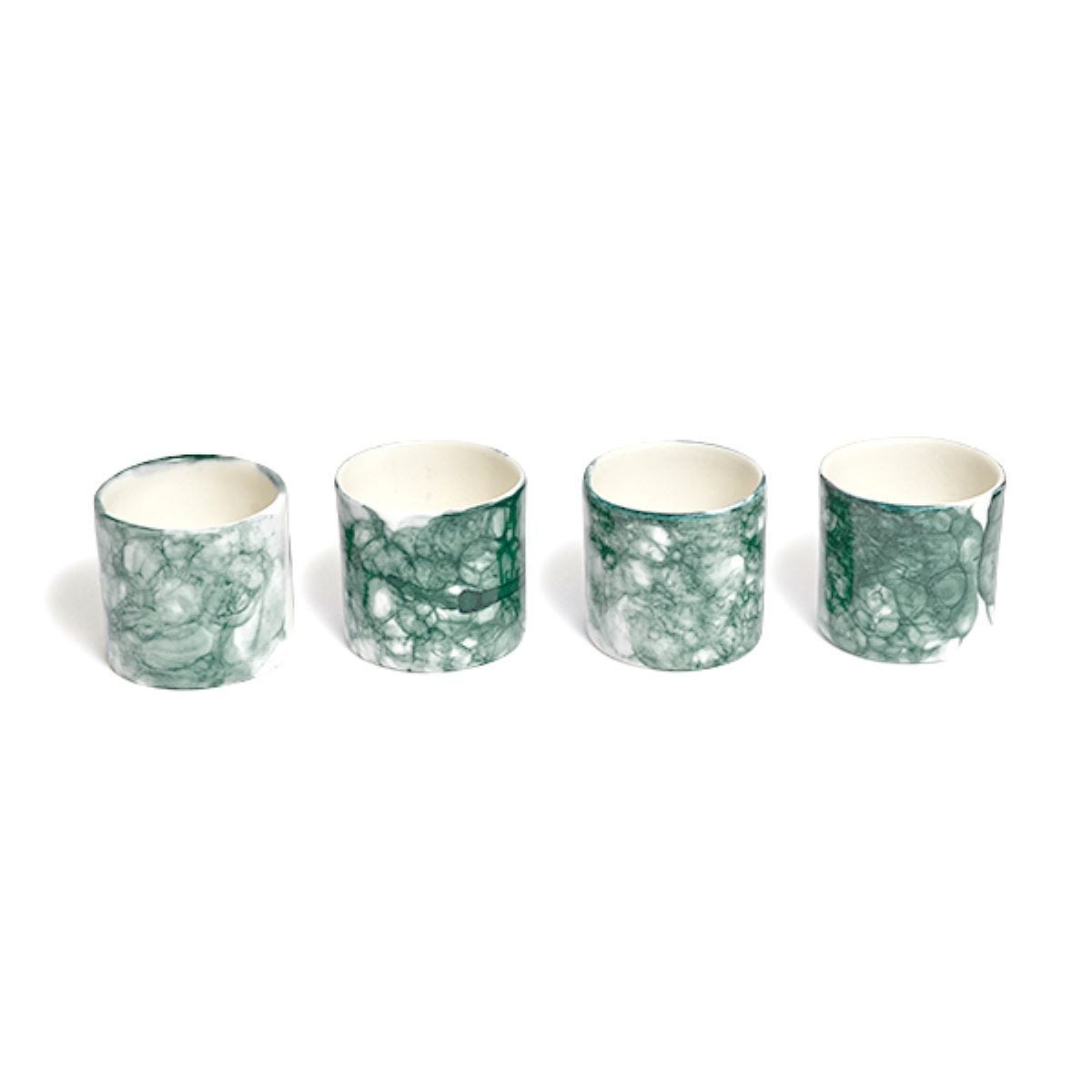 DB Ceramic teal porcelain napkin ring, imported from the UK