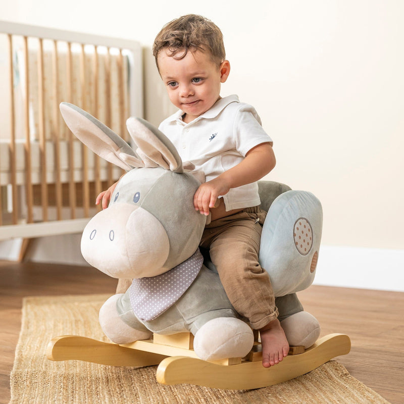 Nattou Cappuccino donkey rocker toddler toy (British brand)