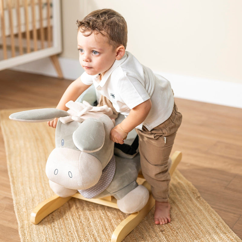 Nattou Cappuccino donkey rocker toddler toy (British brand)