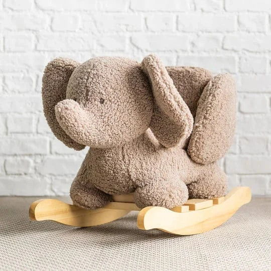 Nattou elephant rocking toy taupe, UK version