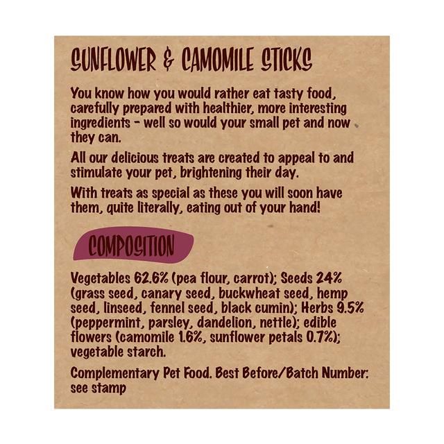 Naturals Sunflower & Chamomile Sticks 2 per pakke