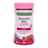 Nature's Bounty Beautiful Skin Rasberry Flavor 60 Vegan Gummies