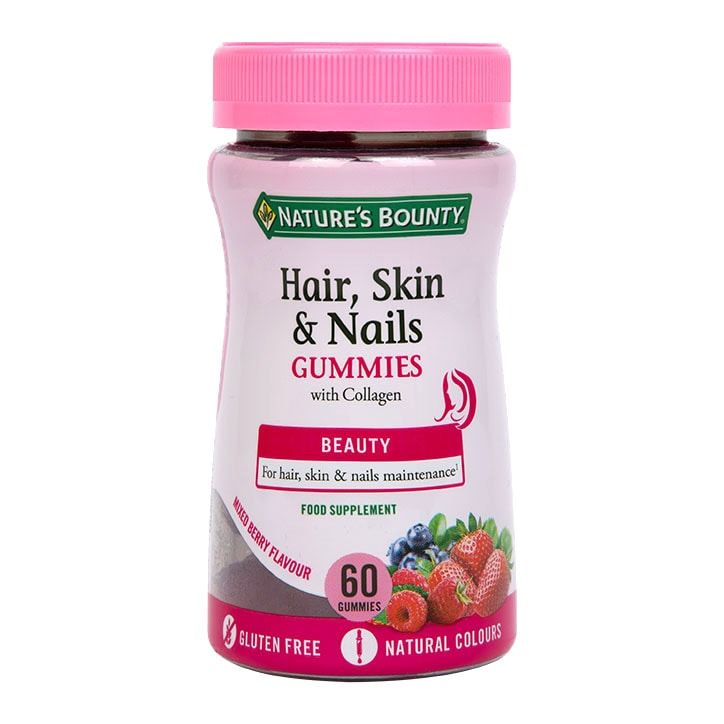 Nature's Bounty&reg; Haj, bőr és köröm biotinnal 60 gumicukorral