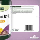 Natures Aid High Strength Co-Enzyme Q10 Supplement Soft Gels 100mg   90 per pack