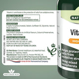 Natures Aid Vitamin E Supplement Soft Gels 400iu    60 per pack