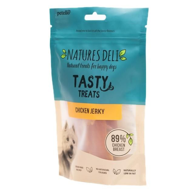 Natures Deli Chicken Jerky Dog Treats   100g