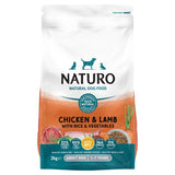 Naturo Natural Állateledel Csirke és Bárány Rizssel és Zöldségekkel Felnőtt Kutyáknak 1-7 Éves Korig 2kg