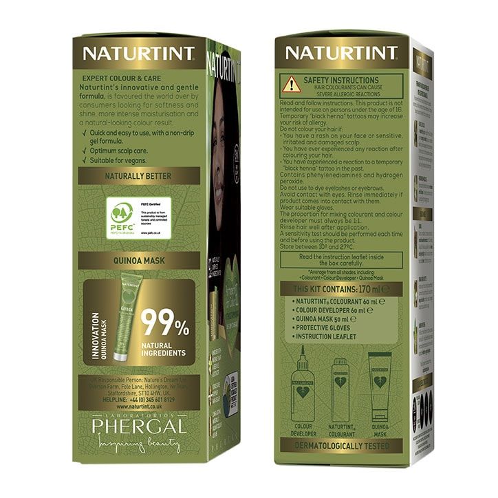 Naturtint tartós hajfesték 4N (természetes gesztenye)
