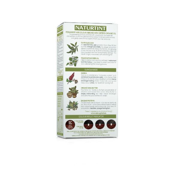 Naturtint Permanent Hair Colour Gel 5C Light Copper Chestnut