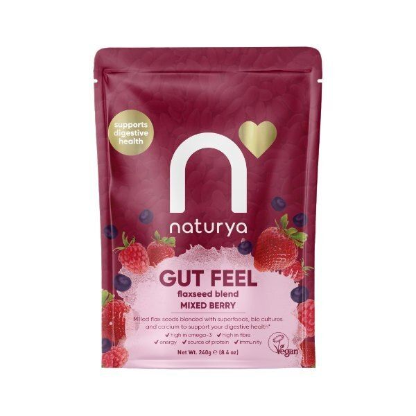 Naturya Gut Feel linfrøblanding blandet bær 240g