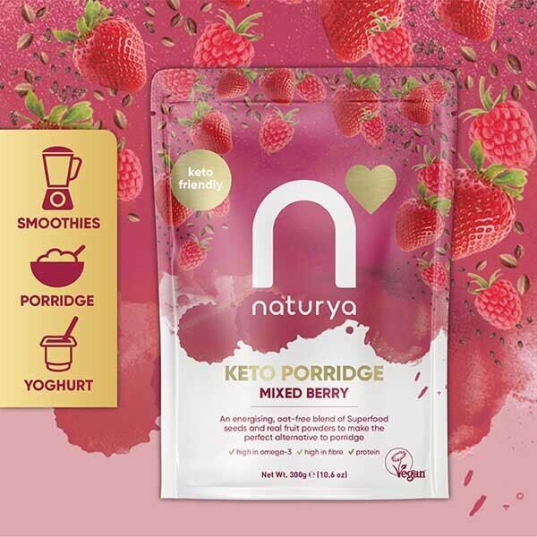 Naturya Gut Feel linfrøblanding blandet bær 240g