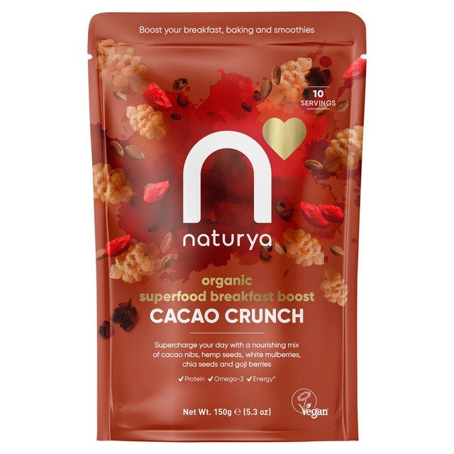 Naturya Organic Breakfast Boost Cacao Crunch 150g