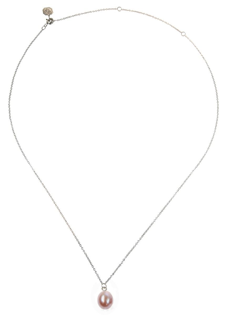 Coleman Douglas pearl necklace with pink freshwater pearl, UK version