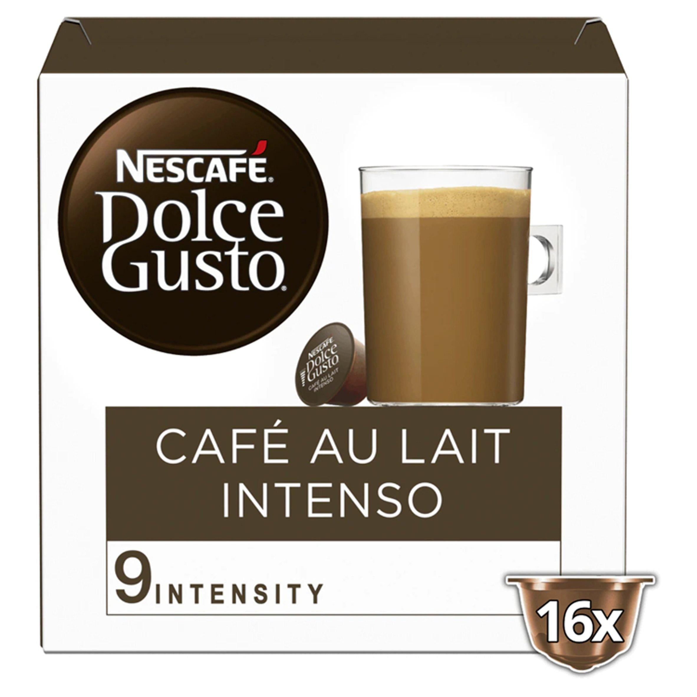 Nescaf&amp;eacute; Dolce Gusto Cafe au Lait Intenso Coffee x16 Pods, 16 Drinks