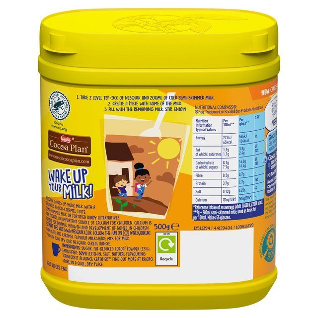Nesquik Choco-Caramel Milkshake Pulverbalje 500g