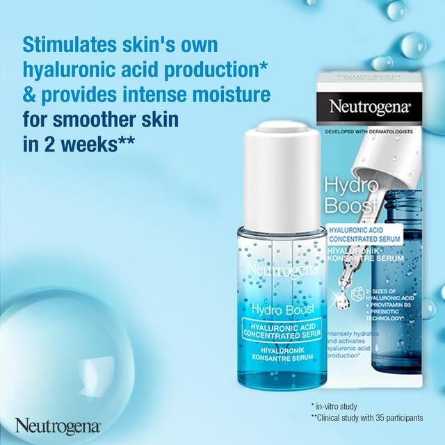 Neutrogena Hydro Boost Hyaluronic Acid Concentrated Serum   15ml