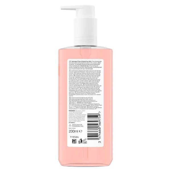 Neutrogena&reg; Forfriskende klar ansiktsvask 200ml