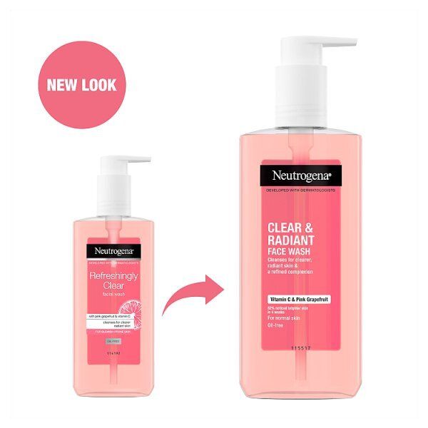 Neutrogena&reg; Forfriskende klar ansiktsvask 200ml