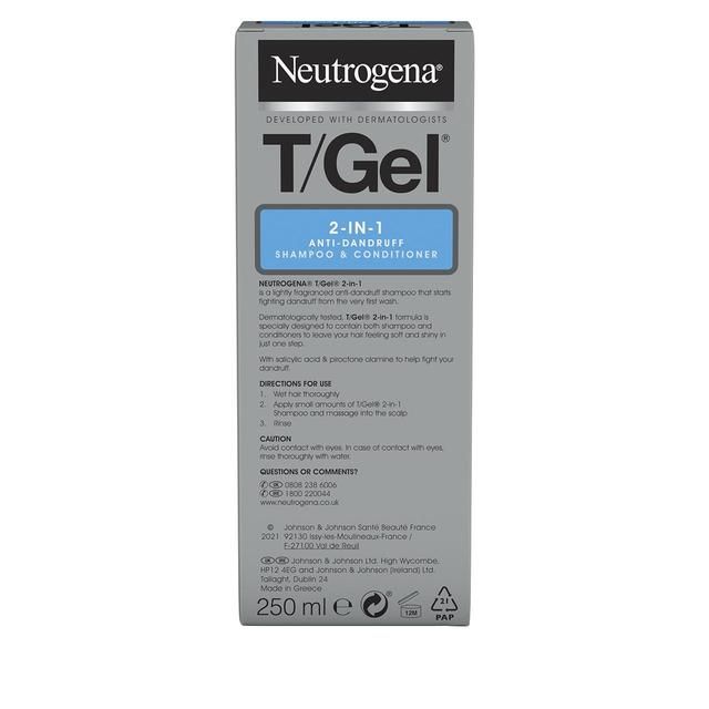 Neutrogena T-Gel 2in1 Shampoo &amp;amp; Conditioner   250ml