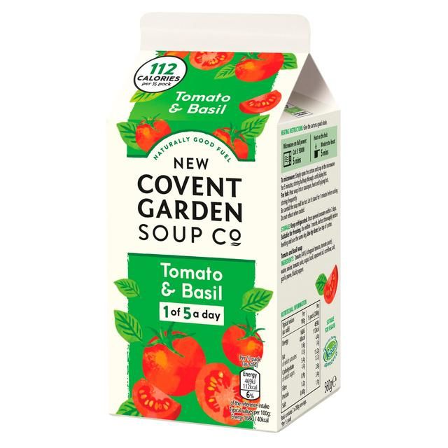 Ny Covent Garden tomat- og basilikumsuppe 560g