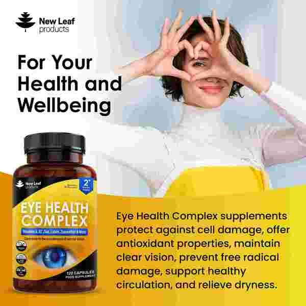 New Leaf Eye Health Complex - Lutein &amp; Zeaxantin + vitaminok