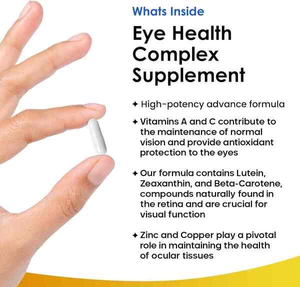 New Leaf Eye Health Complex - Lutein &amp; Zeaxantin + vitaminok