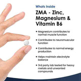 New Leaf ZMA Supplement - Zinc Magnesium &amp;amp; Vit B6 180 Tablet