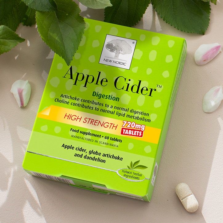Ny nordisk høystyrke eplecider 60 tabletter 720mg