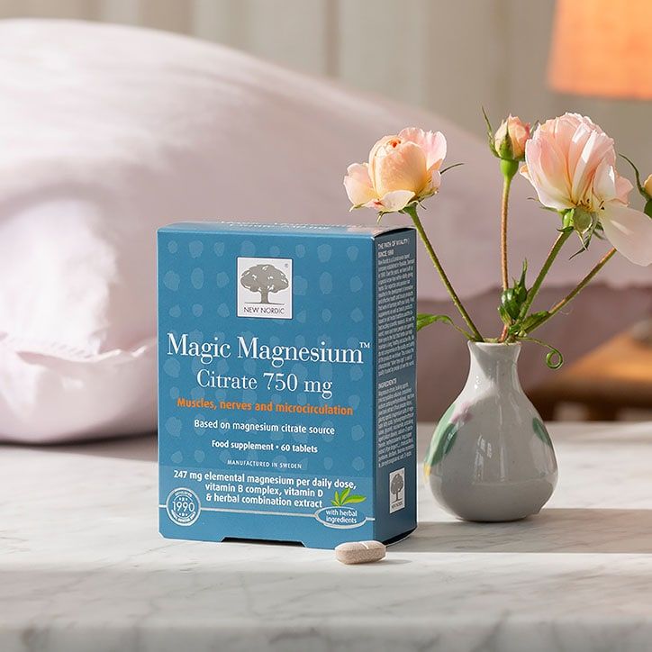 New Nordic Magic Magnesium Citrate 750mg 60 Tablets