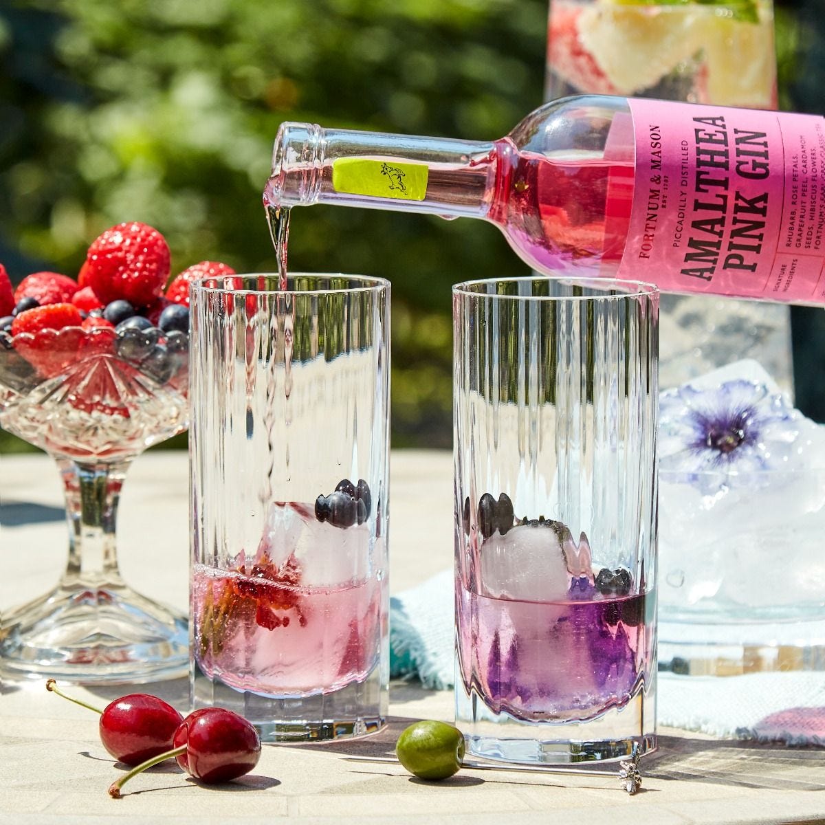 Fortnum's Amalthea Pink Gin 50cl, imported from the UK